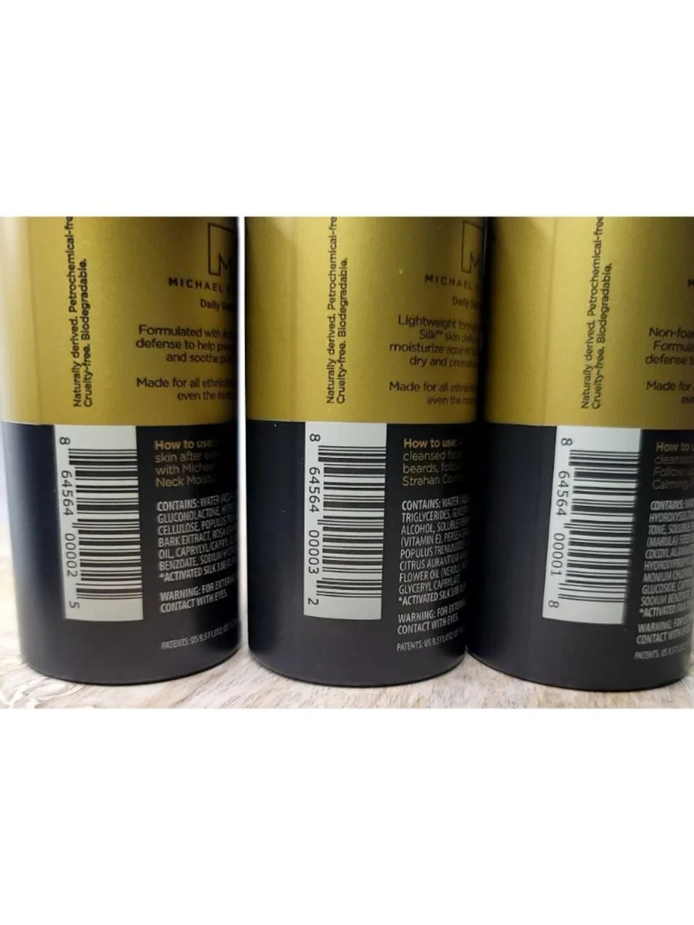 Michael Strahan Daily Defense Mens Skincare Multi Set Balm Cream Moisture NEW